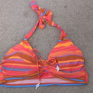 Wild Fable Multicolor Striped Bikini Top